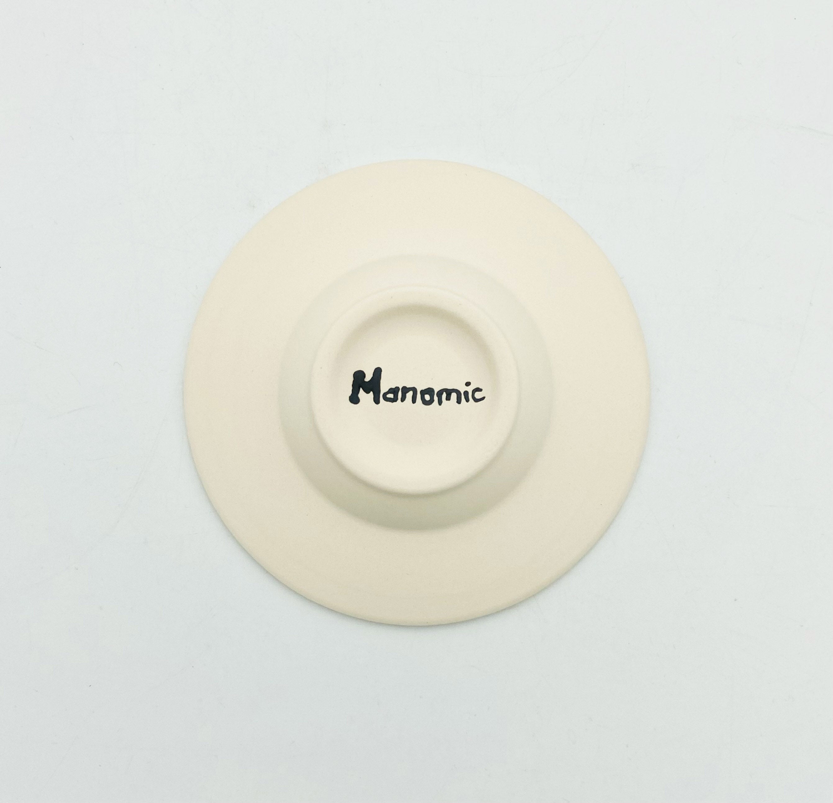 Manomic - Slim Glass Tea Cup Set - Aegean Pattern