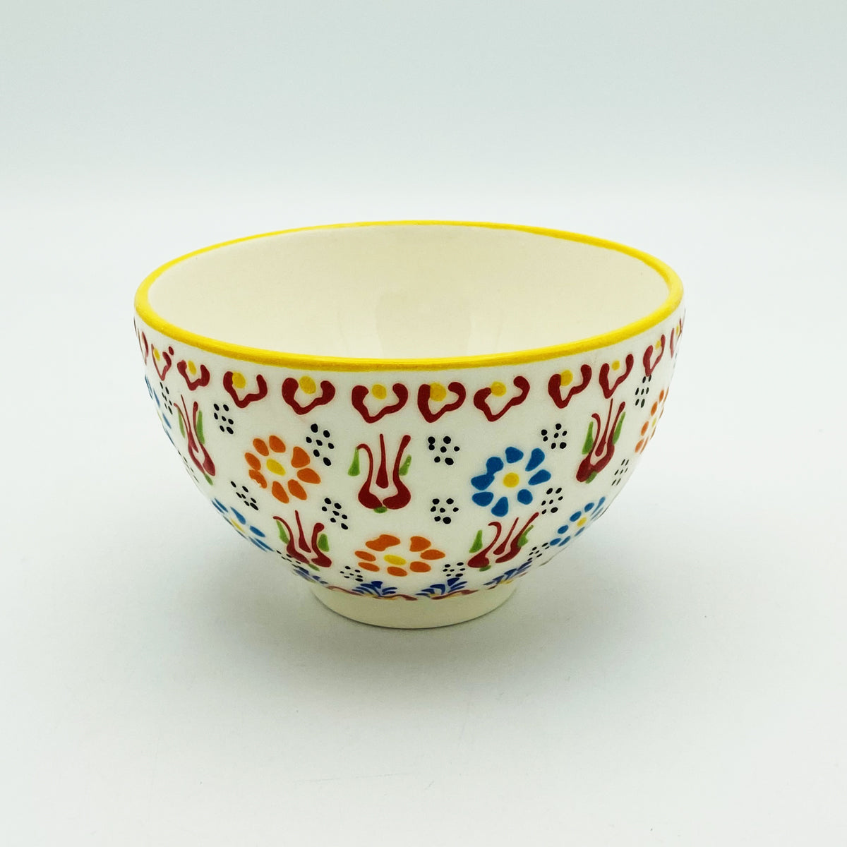 Manomic - 13 cm Footed Bowl - Aegean Pattern
