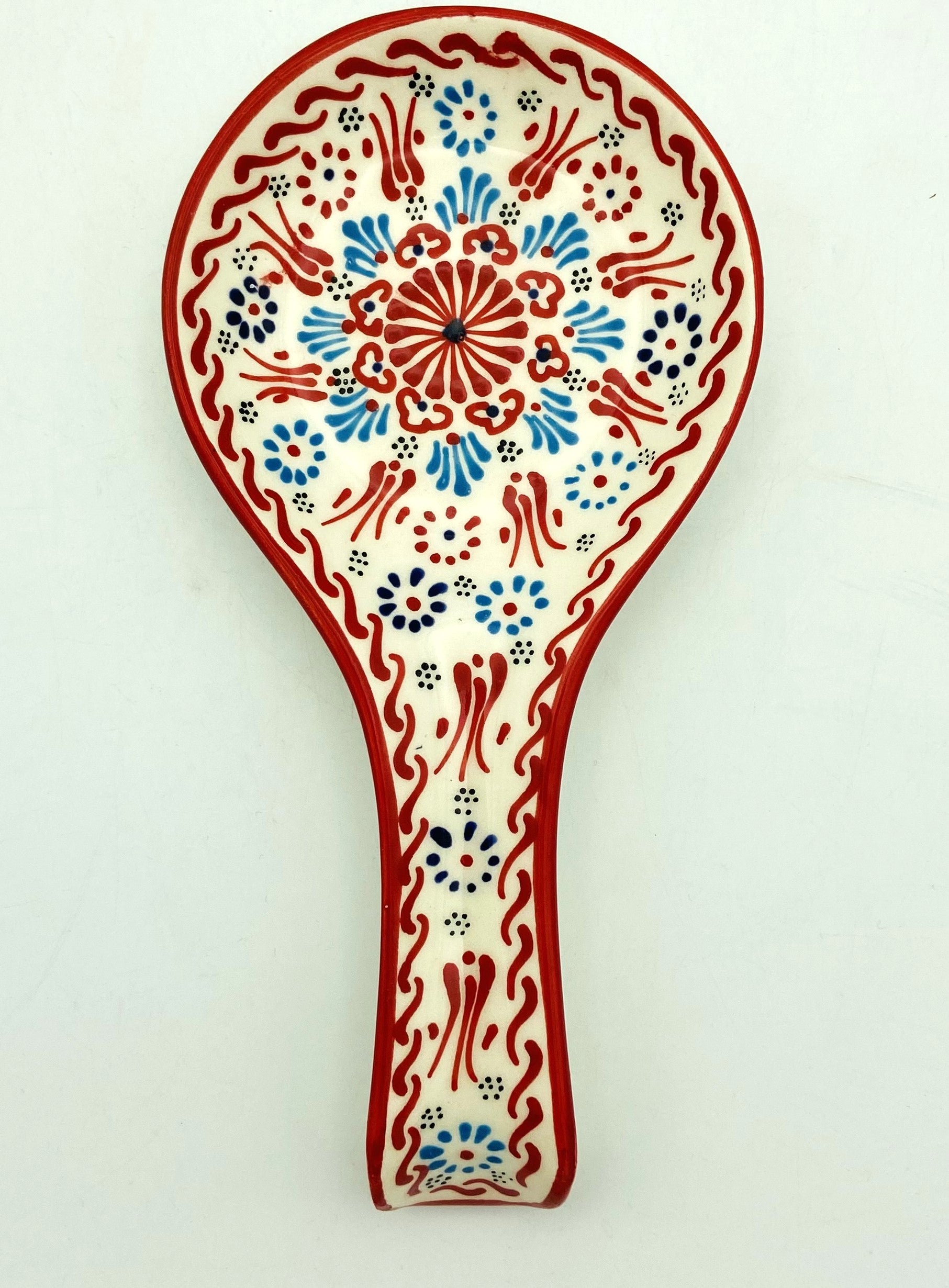 Manomic Spoon Rest - Aegean Pattern