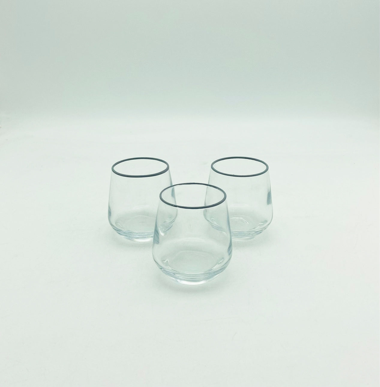 Manomic - Chubby Glass Liquor Cup Set of 3